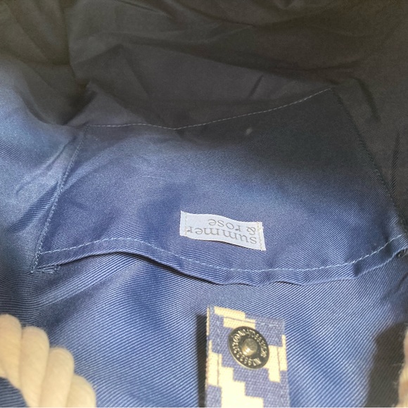 Summer & rose eva longoria beach bag NWOT - Picture 8 of 8